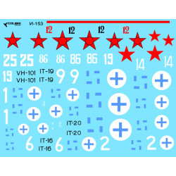 1:72 Colibri Decals 72046 - I-153 Sky of the north
