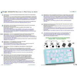 1:72 Colibri Decals 72138 - M4A2 Sherman (75) in Red Army, Part 3