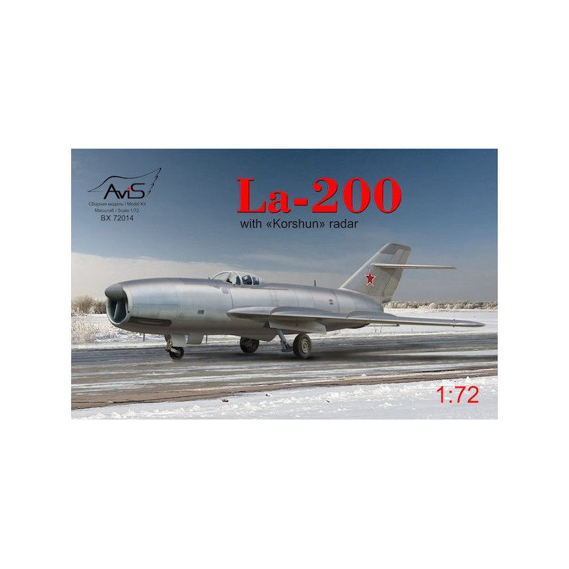 1:72 Avis 72014 - Ла-200 с РЛС "Коршун" / La-200 with "Korshun" radar