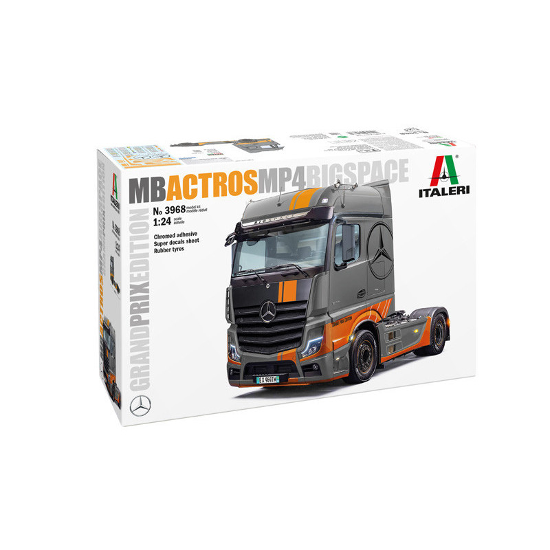 1:24 Italeri 3968 - MB Actros MP4 Big Space - Grand Prix Edition