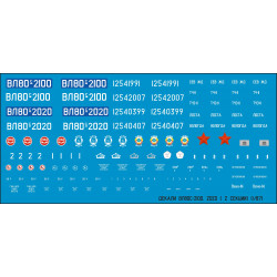 1:87 C3D Decals DZD021 -...