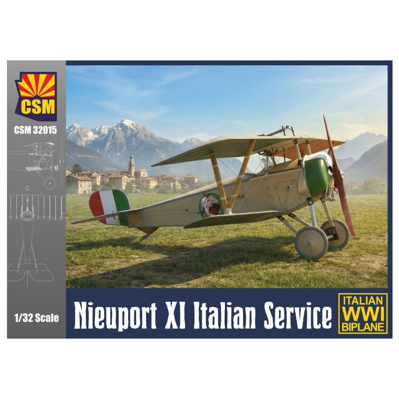 1:32 Copper State Models 32-015 - Macchi Nieuport XI Italian Service