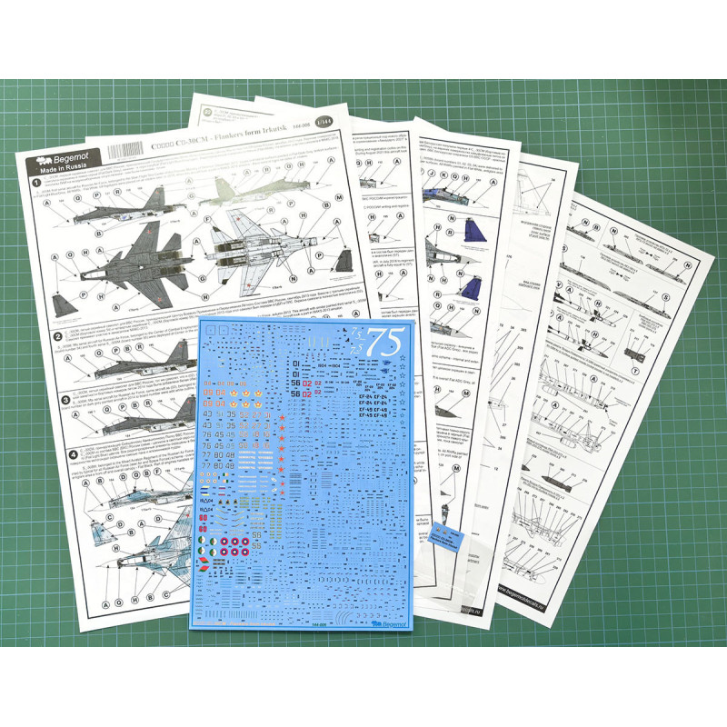 1:144 Begemot Decals 144-006 - Сухой Су-30СМ