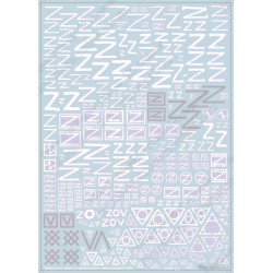 1:35 Begemot Decals 35-006 - Тактические знаки на автомобилях и бронетехнике СВО