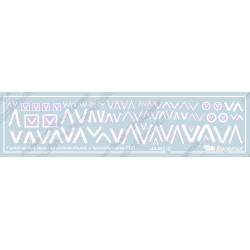 1:43 Begemot Decals 43-002 - Taktiskās zīmes uz transportlīdzekļiem un bruņumašīnām SVO zonā