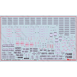 1:48 Begemot Decals 48-061 - Миль Ми-24ВМ (Ми-35М)