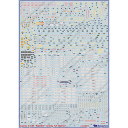 1:72 Begemot Decals 72-030 - Cухой Су-27 технические надписи