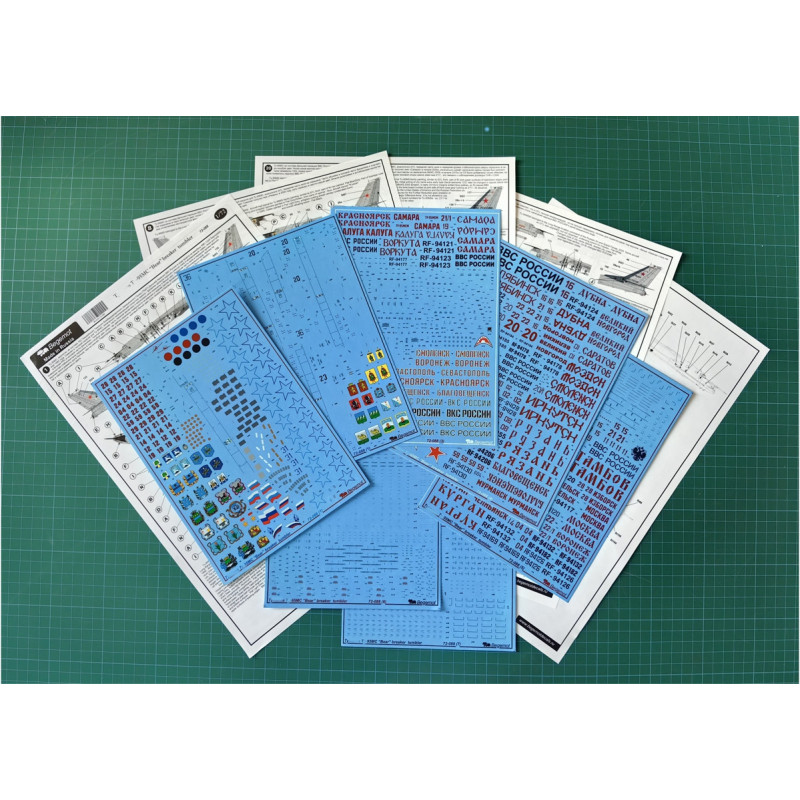 1:72 Begemot Decals 72-088 - Туполев Ту-95МС/МСМ