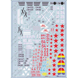 1:72 Begemot Decals 72-092 - Поликарпов И-16, тип 4, 5, 12