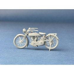 1:35 Copper State Models B35-011 - US Model J Military Motorcycle 1916–1918. 3d printed parts.