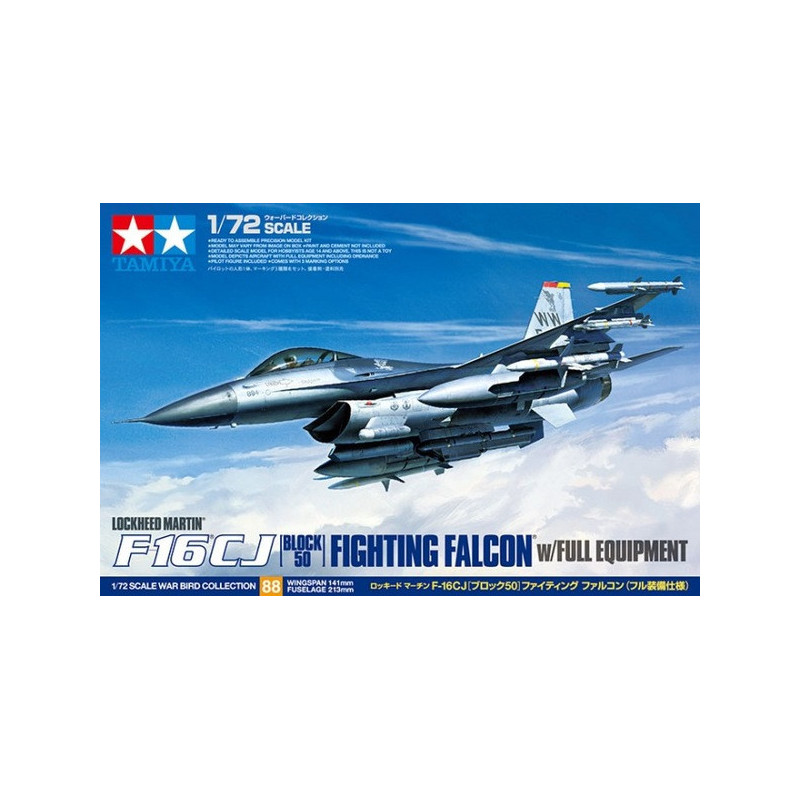 1:72 Tamiya 60788 - F-16CJ 'Block 50' Fighting Falcon with full equipment
