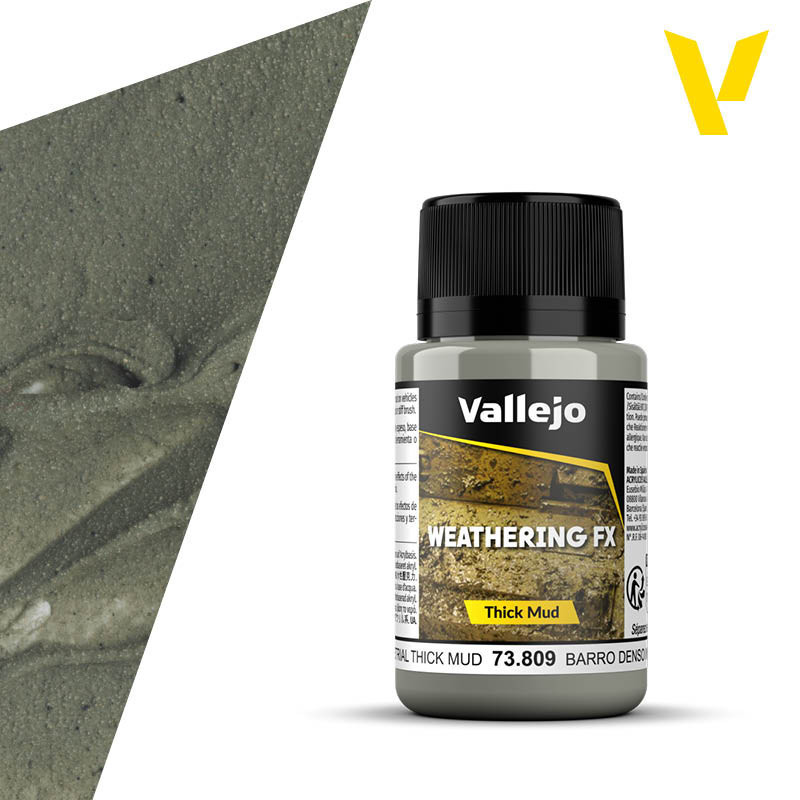 Vallejo Weathering Effects 73.809 - Промышленная густая грязь, 40 мл.