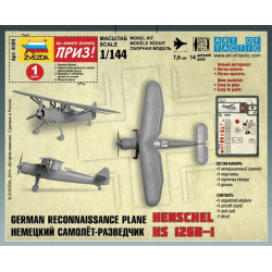 1:144 Zvezda 6184 German Reconnaissance Plane Henschel HS 126B-1