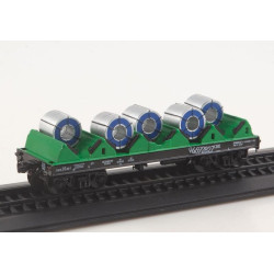 1:87 Вагон для перевозки холоднокатной стали мод. 13-9906 с журналом №5, спецвыпуск, Modimio Collections