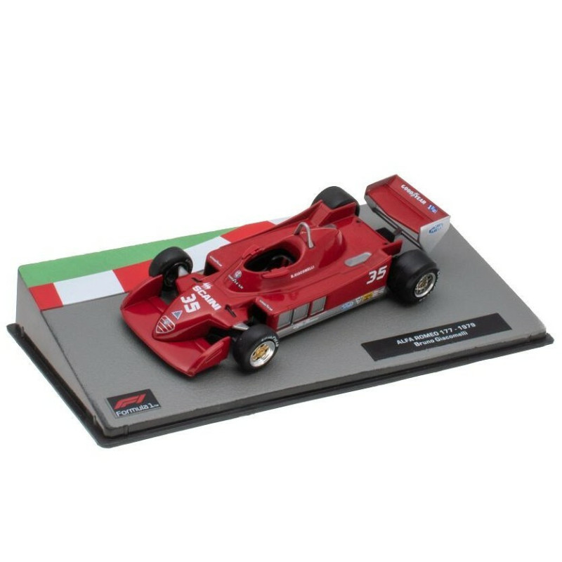 1:43 Altaya-IXO Formula 1 - ALFA ROMEO 177 1979 Bruno Giacomelli