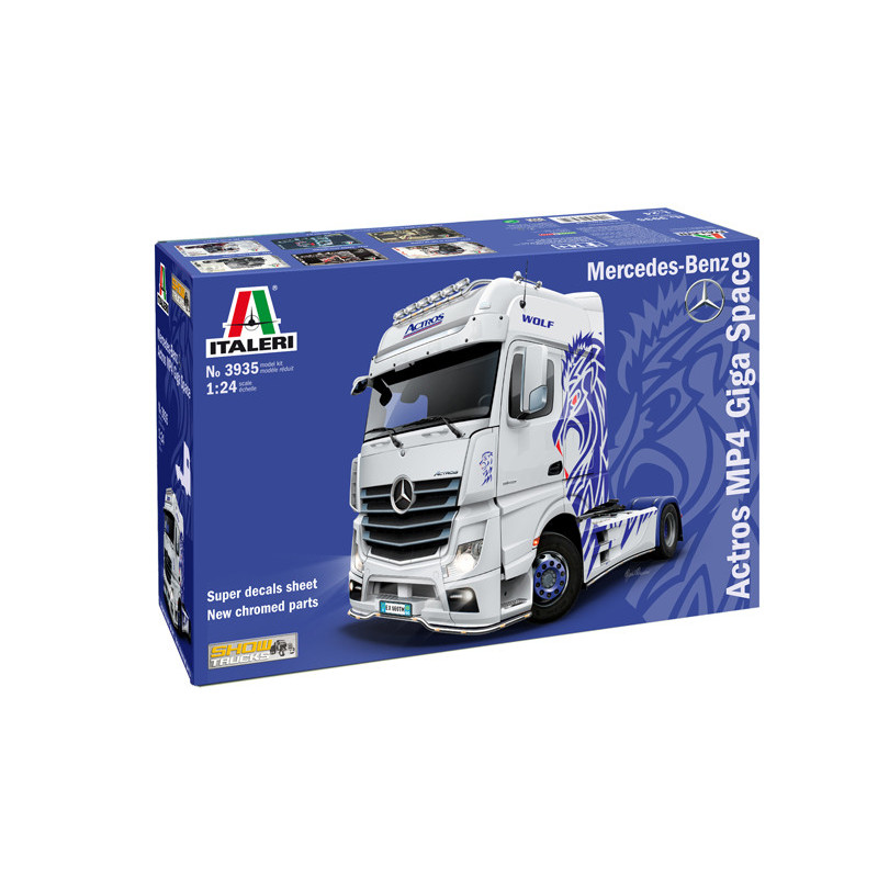 1:24 Italeri 3935 - Mercedes Benz Actros MP4 Giga Space