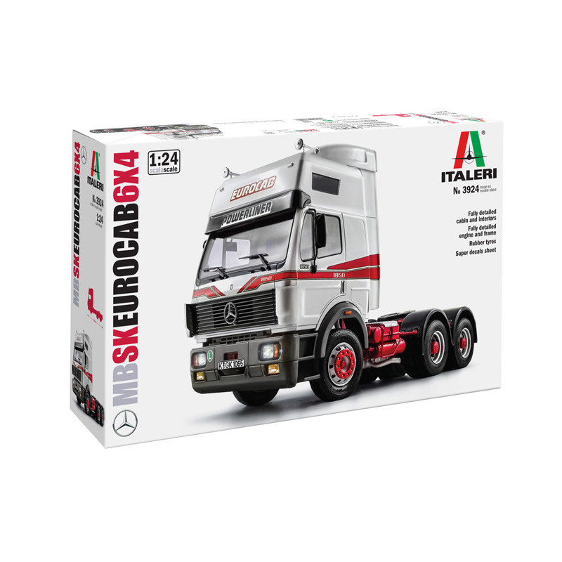 1:24 Italeri 3924 - Mercedes Benz SK Eurocab 6x4