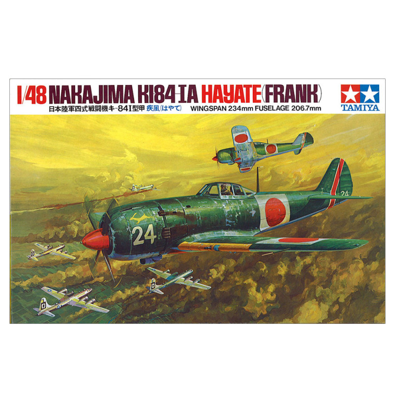 1:48 Tamiya 61013 - Nakajima Ki-84-IA Hayate (Frank) with 2 Figures