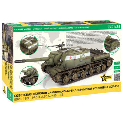 1:35 Zvezda 3721 - ИСУ-152 / ISU-152 Soviet Tank Destroyer