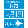 1:72 Zvezda 7312 - Су-25 / Sukhoi Su-25 Frogfoot Russian Tank Destroyer