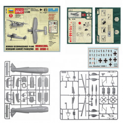 1:144 Zvezda 6184 German Reconnaissance Plane Henschel HS 126B-1