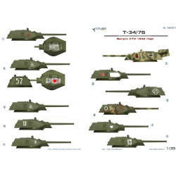 1:35 Colibri Decals 35057 - Т-34/76 / Т-34/76 factory STZ mod. 1942, Part 1