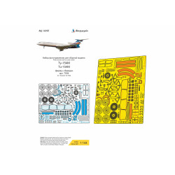 1:144 MicroDesign MD144203 - Photo Etched Detail Set for Tu-154M (Zvezda 7004)