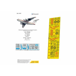 1:144 MicroDesign MD144207 - Photo Etched Detail Set for IL-76 Exterior (Zvezda 7011, 7024, 7029)