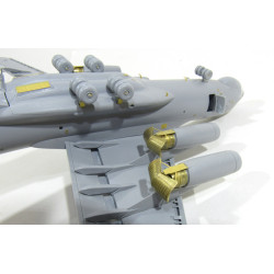 1:144 MicroDesign MD144207 - Photo Etched Detail Set for IL-76 Exterior (Zvezda 7011, 7024, 7029)