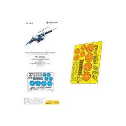 1:144 MicroDesign MD144208 - Photo Etched Detail Set for IL-76 Plugs and pads (Zvezda 7011, 7024, 7029)