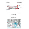 1:144 MicroDesign MD144214 - Photo Etched Detail Set for Tu-204-100 (Zvezda)