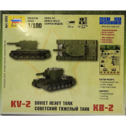 1:100 Zvezda 6202 - КВ-2 Советский тяжелый танк