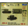 1:100 Zvezda 6202 - KV-2 padomju smagā tvertne