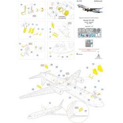 1:144 MicroDesign MD144219 - Photo Etched Detail Set for Boeing 767-300 (Zvezda 7005)