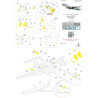 1:144 MicroDesign MD144219 - Photo Etched Detail Set for Boeing 767-300 (Zvezda 7005)
