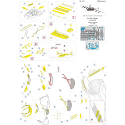 1:144 MicroDesign MD144223 - Photo Etched Detail Set for An-225 Mriya interior (Zvezda, Revell)
