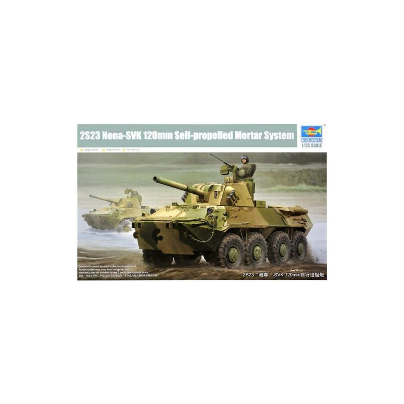 1:35 Trumpeter 09559 - 2S23 Nona-SVK Self-propelled Mortar System