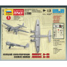 1:200 Zvezda 6186 Vācu bumbvedējs Junkers Ju-88А4