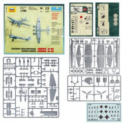 1:200 Zvezda 6186 Немецкий бомбардировщик "Юнкерс" Ju-88A4