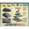 1:100 Zvezda 6251 German Medium Tank Pz.Kpfw. IV F2