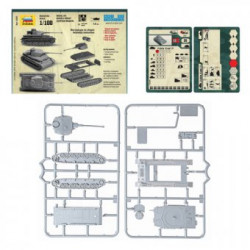 1:100 Zvezda 6251 Немецкий средний танк Pz.Kpfw. IV F2