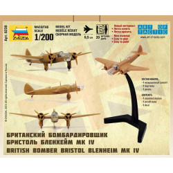 1:200 Zvezda 6230 Британский бомбардировщик Bristol Blenheim Mk.IV