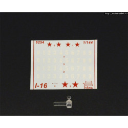 1:144 Zvezda 6254 Padomju vieglais iznīcinātājs Polikarpov I-16