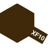 Tamiya Acrylic Paint XF-10 Flat brown 10 ml bottle