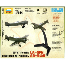 1:144 Zvezda 6255 Padomju vieglais iznīcinātājs La-5FN