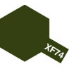 Tamiya Acrylic Paint XF-74 Olive drab (JGSDF) 10 ml bottle