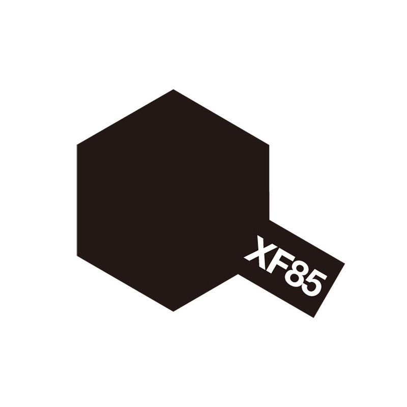 Tamiya Acrylic Paint XF-85 Rubber black 10 ml bottle