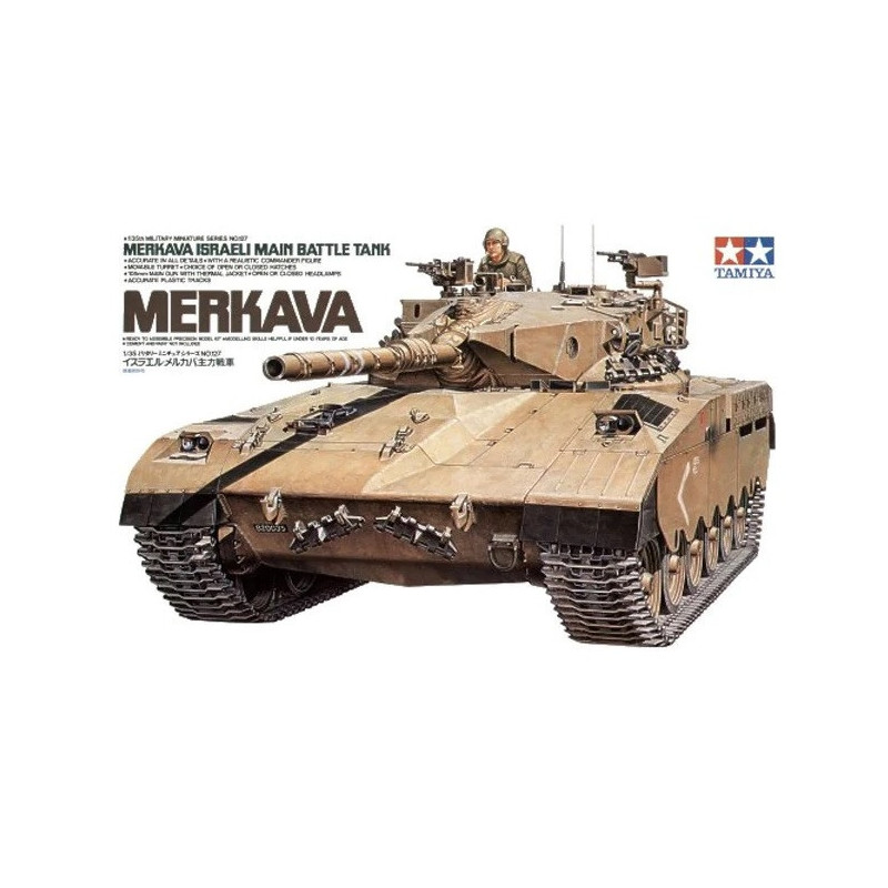 1:35 Tamiya 35127 Merkava Israeli Main Battle Tank with 1 Figure