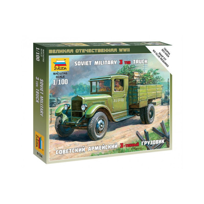 1:100 Zvezda 6124 Soviet Truck ZiS-5