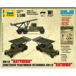 1:100 Zvezda 6128 - Советская реактивная установка БМ-13 "Катюша"